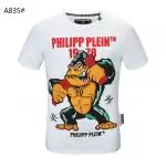 philipp plein t-shirt limited edition monkey dollar white